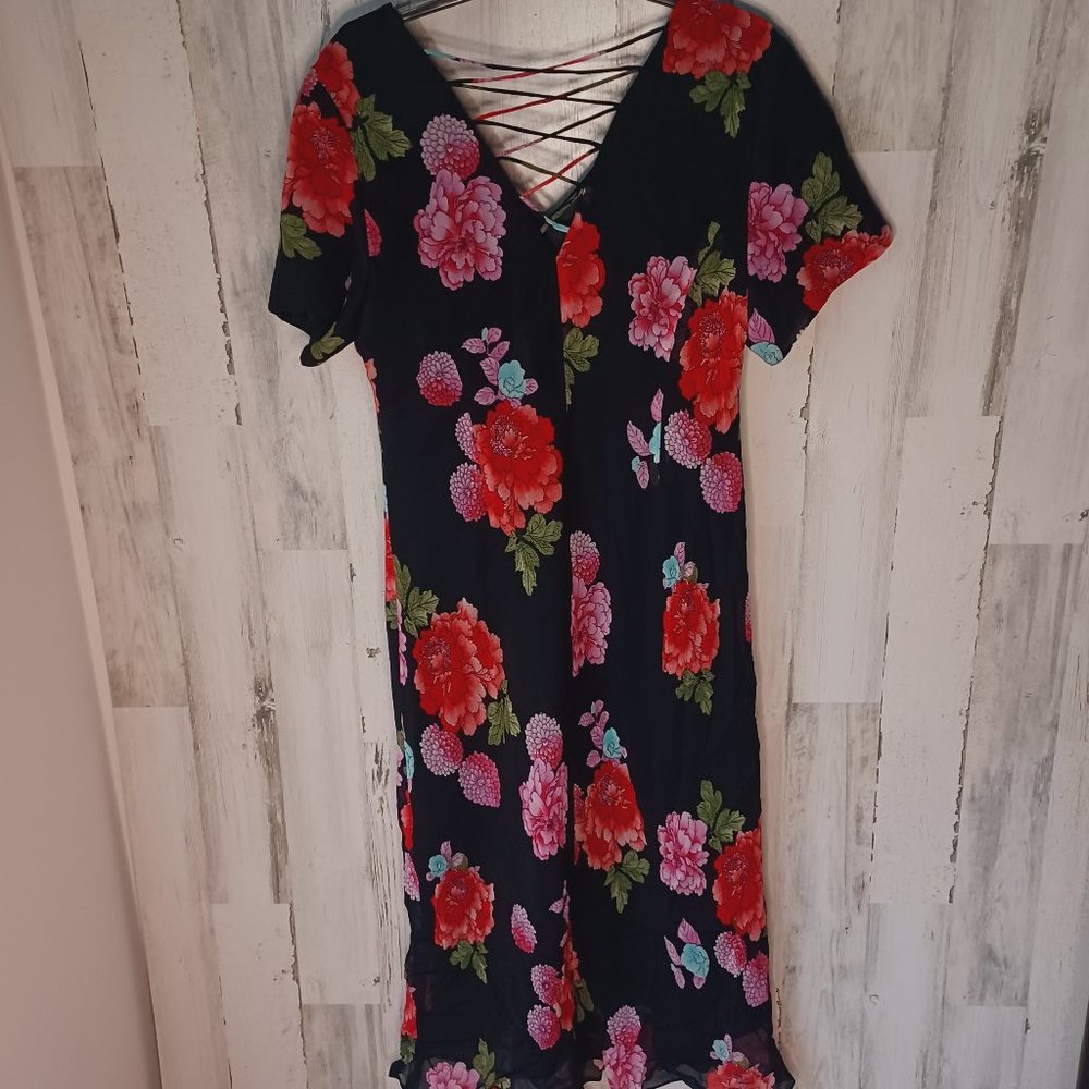 Evan-Picone Floral Dress Size 14W NWT - Picture 2 of 3